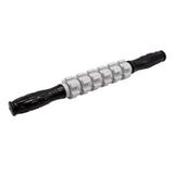 Max 6 Wheel Muscle Roller Massage Stick With Massage Point For Body Relax Gray