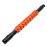 Max Handheld Massage Roller Stick Full Body Deep Tissue Massage Tool Orange