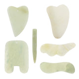 Maxbell Natural Hsiuyen Jade GuaSha Scraping Massage Board Tool for SPA Acupuncture