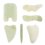 Maxbell Natural Hsiuyen Jade GuaSha Scraping Massage Board Tool for SPA Acupuncture