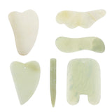 Maxbell Natural Hsiuyen Jade GuaSha Scraping Massage Board Tool for SPA Acupuncture