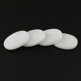 4 Piece Hot Spa Massage Stone Rock Energy Stone for Body Facial Care White