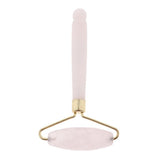 Max Natural Jade Facial Roller Wheel Massager Relax Beauty Massage Tool Pink