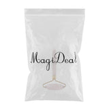 Max Natural Jade Facial Roller Wheel Massager Relax Beauty Massage Tool Pink