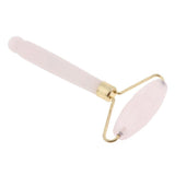 Max Natural Jade Facial Roller Wheel Massager Relax Beauty Massage Tool Pink