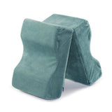 Maxbell Memory Foam Contour Leg Pillow Cushion for Hip Knee Back Relax Lake blue