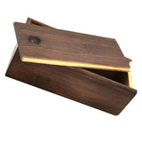 Max Handmade Bamboo Wood Sunglass Case Eyewear Eyeglass Glasses Box  Dark Wood
