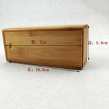 Max Handmade Bamboo Wood Sunglass Case Eyewear Eyeglass Glasses Box  Dark Wood