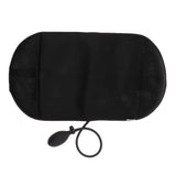 Maxbell Portable Inflatable Lumbar Support Cushion Back Massage Pillow Travel Black