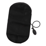 Maxbell Portable Inflatable Lumbar Support Cushion Back Massage Pillow Travel Black