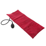 Maxbell Portable Air Inflatable Pillow Orthopedic Lumbar Brace Cushion Wine Red