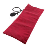 Maxbell Portable Air Inflatable Pillow Orthopedic Lumbar Brace Cushion Wine Red
