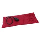 Maxbell Portable Air Inflatable Pillow Orthopedic Lumbar Brace Cushion Wine Red
