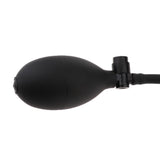 Maxbell Car Office Air Inflatable Lumbar Support Cushion Back Massag Pillow Black