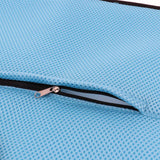 Maxbell Portable Compressible Inflatable Lumbar Pillow for Travel Car Office Blue