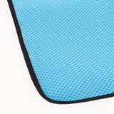 Maxbell Portable Compressible Inflatable Lumbar Pillow for Travel Car Office Blue