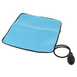 Maxbell Portable Compressible Inflatable Lumbar Pillow for Travel Car Office Blue