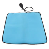 Maxbell Portable Compressible Inflatable Lumbar Pillow for Travel Car Office Blue