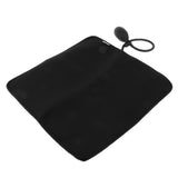 Maxbell Portable Compressible Inflatable Lumbar Pillow for Travel Car Office Black
