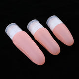 Maxbell 3 Pcs Silicone Mini Shampoo Sample Cosmetic Bottle Travel Container Orange