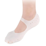 Maxbell Silicone Gel Moisturizing Sock Cracked  Foot Skin Care Protector Massager M