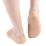 Maxbell 1 Pair Gel Women Men Moisturising Heel Cracked Foot Care Protectors Socks M