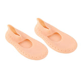 Maxbell 1 Pair Gel Women Men Moisturising Heel Cracked Foot Care Protectors Socks L