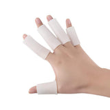 Maxbell 10pcs Silicone Gel Toe Finger Caps Covers Sleeves Tubes Skin Color