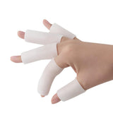 Maxbell 10pcs Silicone Gel Toe Finger Caps Covers Sleeves Tubes Skin Color