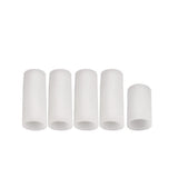 Maxbell 10pcs Silicone Gel Toe Finger Caps Covers Sleeves Tubes Skin Color