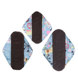 Maxbell Washable Bamboo Charcoal Fiber Menstrual Pad Reusable Sanitary Cloth Pad S