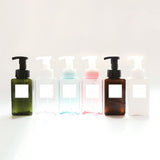 Max Empty Plastic Square Pump Bottle Jar Foam Dispenser for Liquid Lotion White