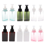 Max Empty Plastic Square Pump Bottle Jar Foam Dispenser for Liquid Lotion White