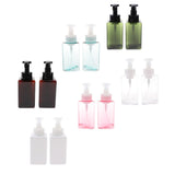 Max Empty Plastic Square Pump Bottle Jar Foam Dispenser for Liquid Lotion White