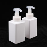 Max Empty Plastic Square Pump Bottle Jar Foam Dispenser for Liquid Lotion White