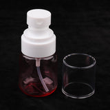Max 5 Pieces Refillable PETG Fine Mist Sprayer Bottles for Travel Outdoors Pink