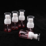 Max 5 Pieces Refillable PETG Fine Mist Sprayer Bottles for Travel Outdoors Pink