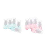 Max 5 Pieces Refillable PETG Fine Mist Sprayer Bottles for Travel Outdoors Pink