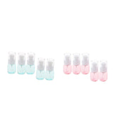 Max 5 Pieces Refillable PETG Fine Mist Sprayer Bottles for Travel Outdoors Pink