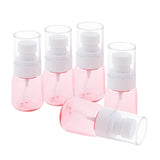 Max 5 Pieces Refillable PETG Fine Mist Sprayer Bottles for Travel Outdoors Pink