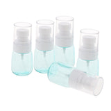 Max 5 Pieces Refillable PETG Fine Mist Sprayer Bottles for Travel Outdoors Blue