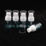 Max 5 Pieces Refillable PETG Fine Mist Sprayer Bottles for Travel Outdoors Blue