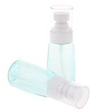 Max 2Pcs Makeup Pump Bottle Container Cosmetic Cream Lotion Bottles Blue