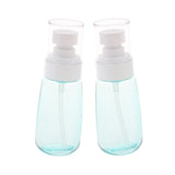 Max 2Pcs Makeup Pump Bottle Container Cosmetic Cream Lotion Bottles Blue