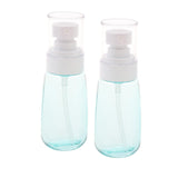 Max 2Pcs Makeup Pump Bottle Container Cosmetic Cream Lotion Bottles Blue