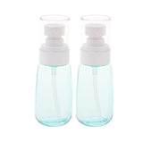 Max 2Pcs Makeup Pump Bottle Container Cosmetic Cream Lotion Bottles Blue