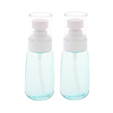 Max 2Pcs Makeup Pump Bottle Container Cosmetic Cream Lotion Bottles Blue