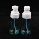 Max 2Pcs Makeup Pump Bottle Container Cosmetic Cream Lotion Bottles Blue