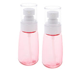 Max 2Pcs Makeup Pump Bottle Container Cosmetic Cream Lotion Bottles Pink