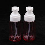 Max 2Pcs Makeup Pump Bottle Container Cosmetic Cream Lotion Bottles Pink